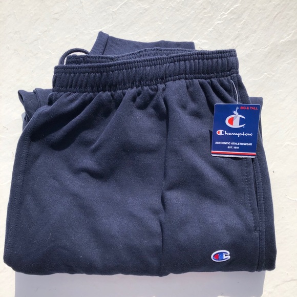 Champion Men’s Navy Big & Tall Sweatpants - 3XLT - Picture 3 of 5